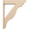 Ekena Millwork 7 1/2-in W x 34-in D x 42-in H Funston Slat Rough Cedar Woodgrain TimberThane Outlooker, Primed Tan OUTUR075X34X42FST24RCPR - alternate 6